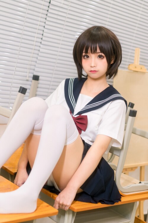 momo-Chunmomo-Stupid-Momo-Classroom-JK-Uniform-Sexy-Asian-Girl---12.jpg