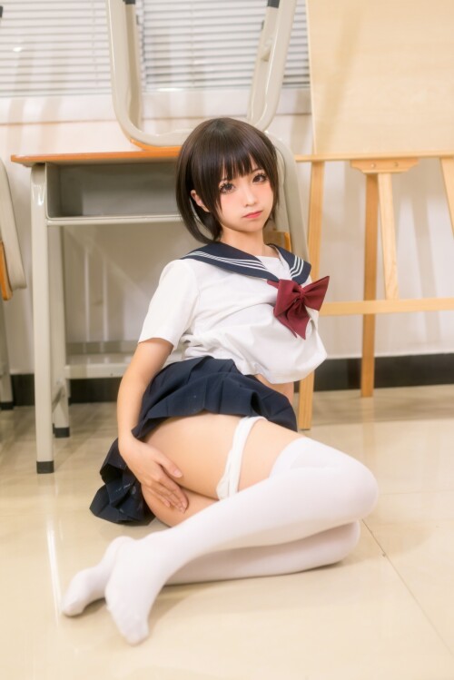momo-Chunmomo-Stupid-Momo-Classroom-JK-Uniform-Sexy-Asian-Girl---54.jpg